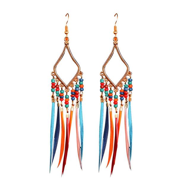 Tassels Feather Earrings